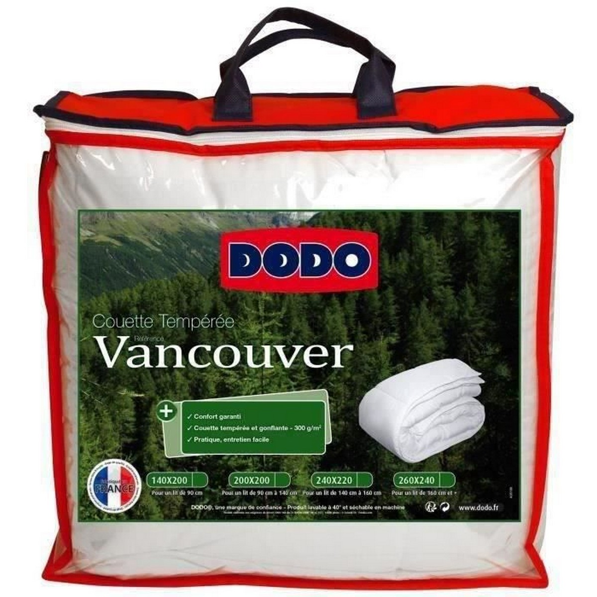 Tekk DODO Vancouver  Valge 200 x 200 cm